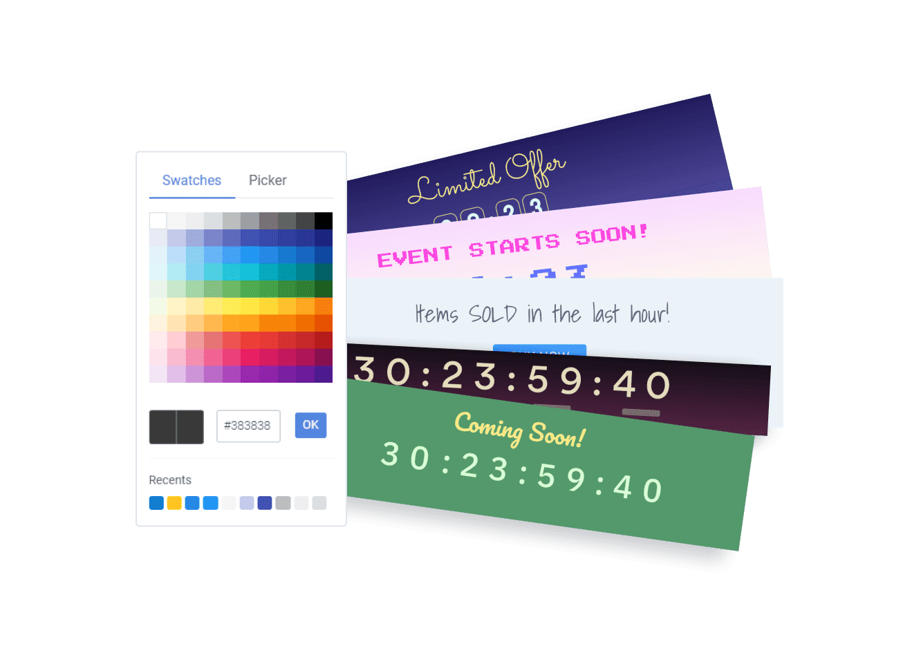 Count Up Timer info section 2