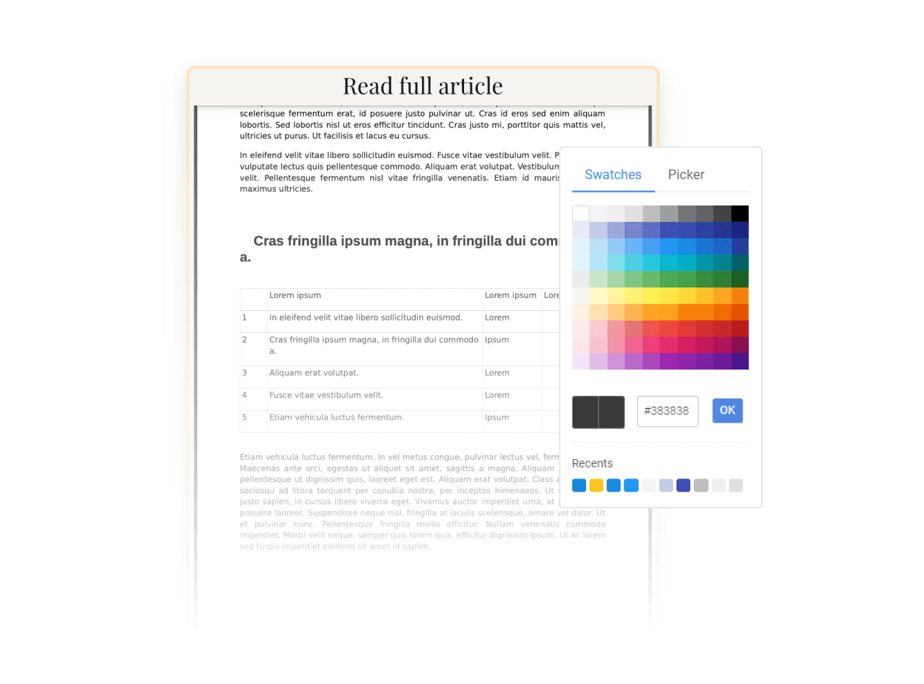 PowerPoint Embed info section 2