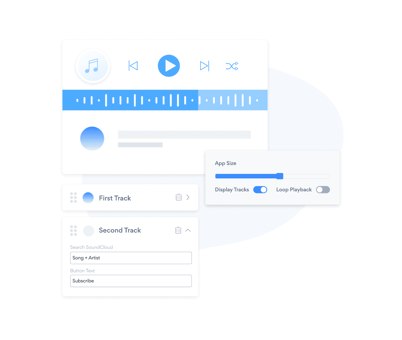 Podcast Player info section 1
