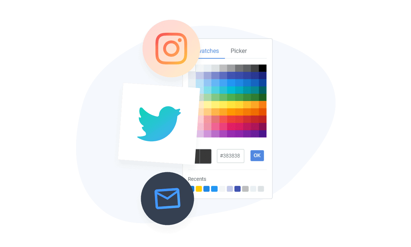 Social Media Icons info section 2