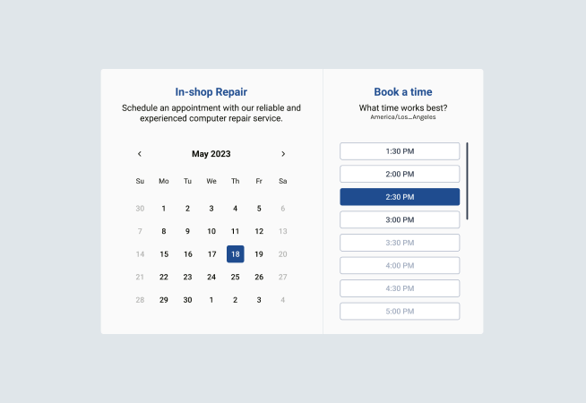 Computer Repair Appointments
