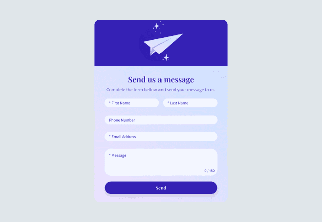 Integrated Contact Form