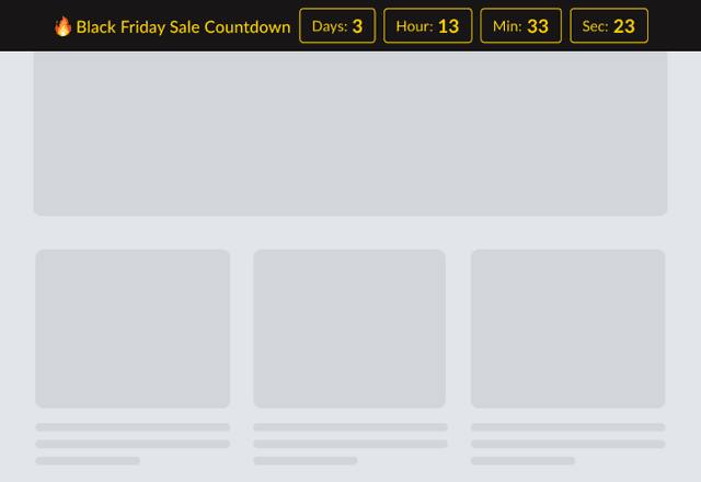 Black Friday Countdown