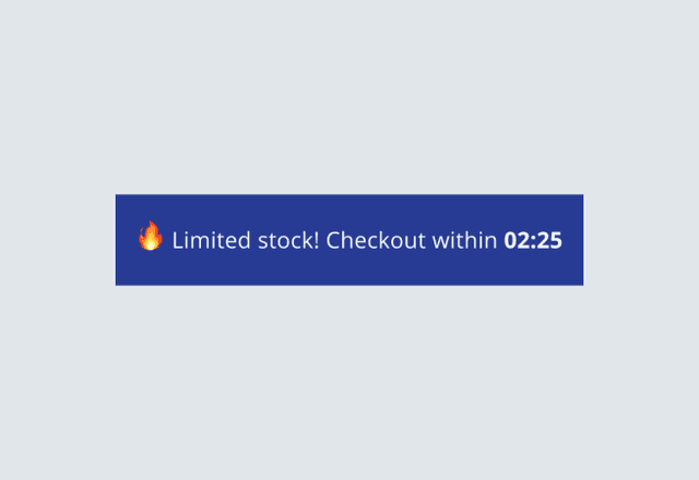 Cart Countdown