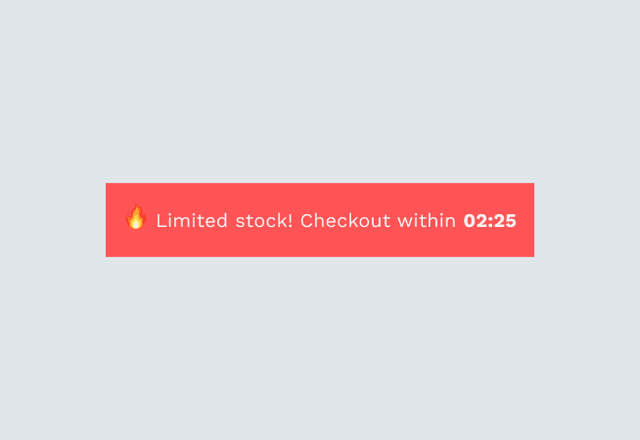 Cart Countdown