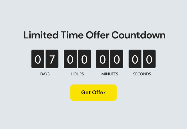 Limited Time Offer Countdown