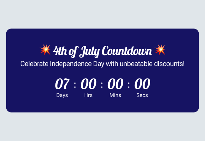 4th of July Countdown