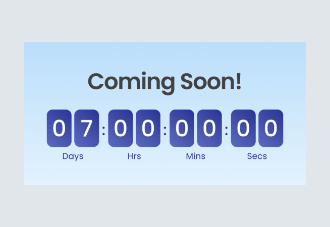 Coming Soon Countdown