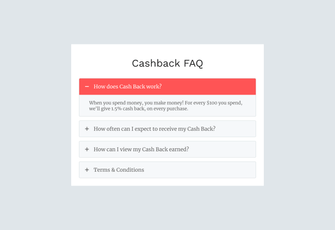 Cashback FAQ