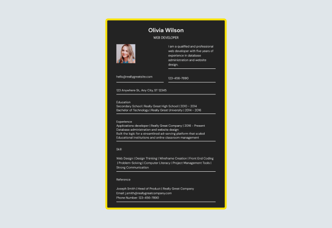 Resume File Embed