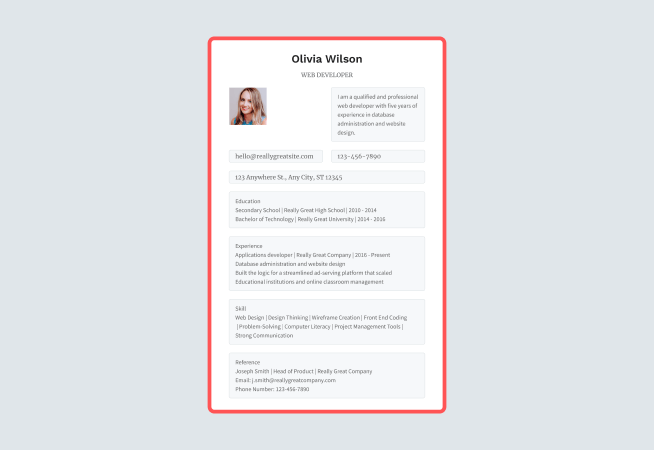Resume File Embed