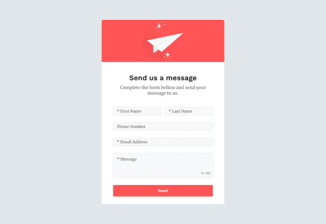 Integrated Contact Form