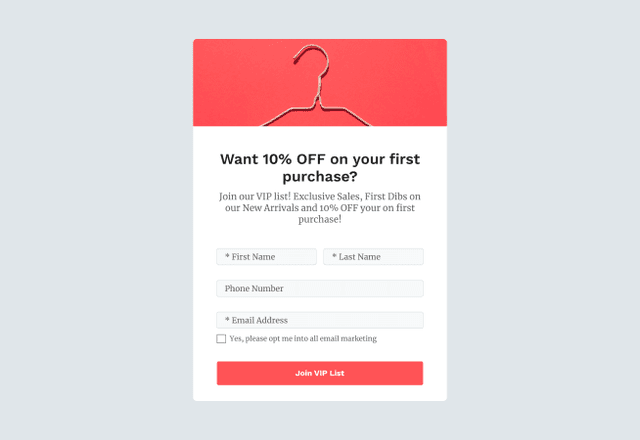 VIP Form