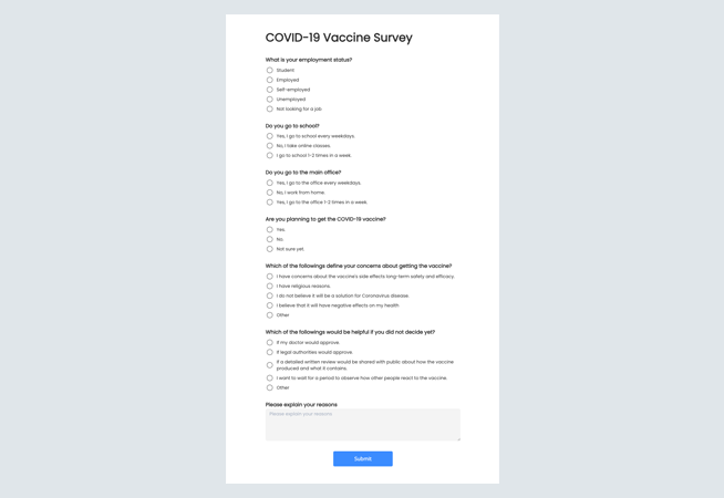 COVID-19 Vaccine Survey