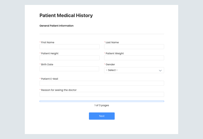Patient Medical History