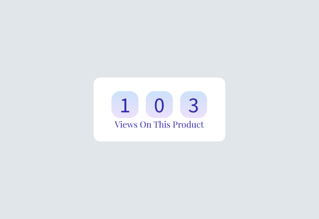 Product Views Hit Counter