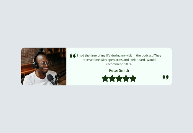Testimonial - Podcast