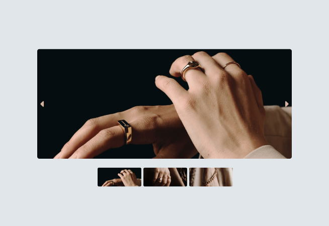 Jewelry Collection Image Slider