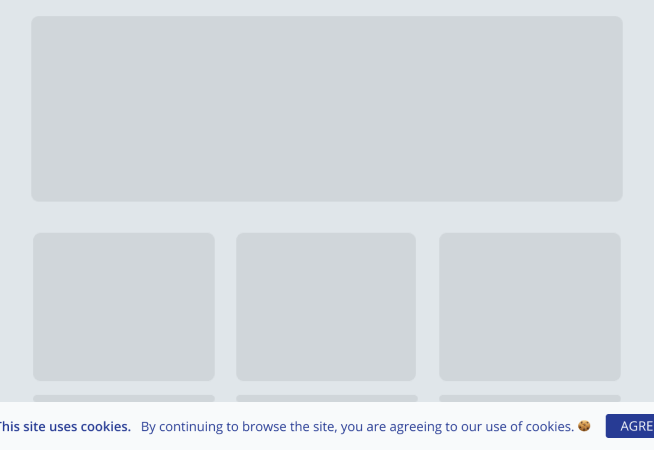 Cookies Consent Notification Bar