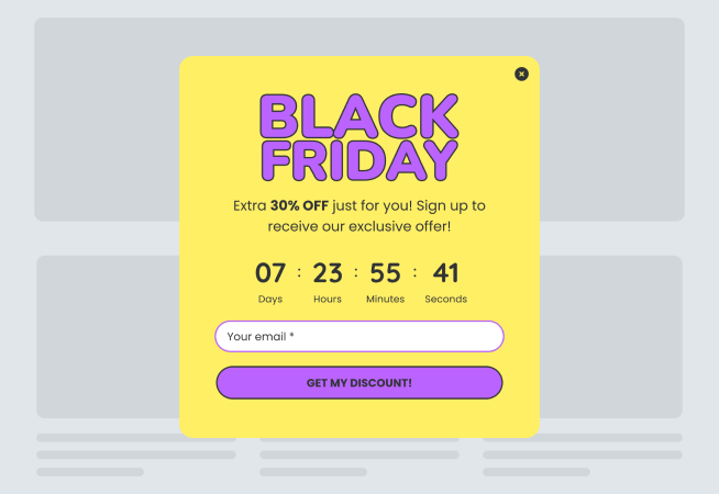 Sign Up Black Friday