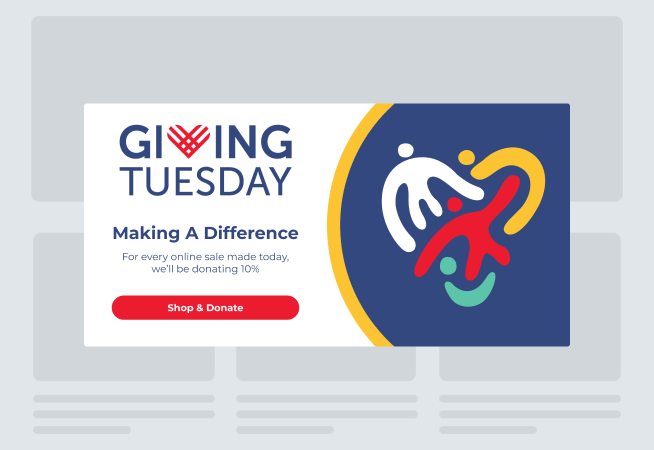 Giving Tuesday Charity Popup