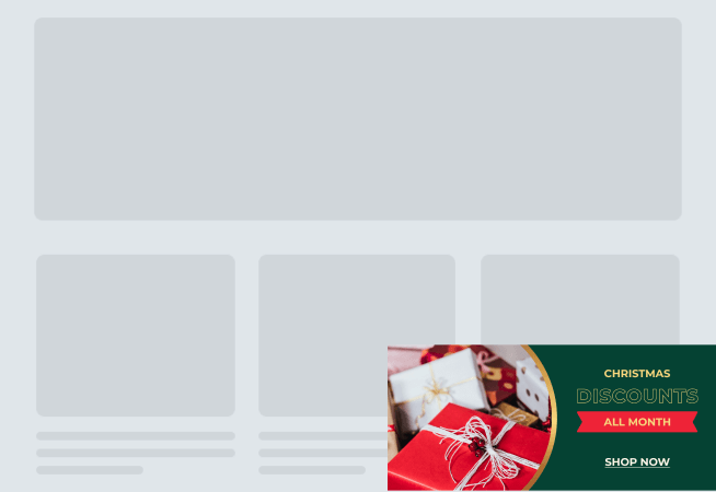 Popup - Christmas 3