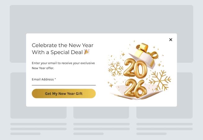 New Year Special Offer Popup