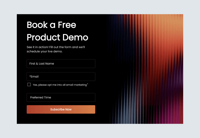Product Demo Request Form