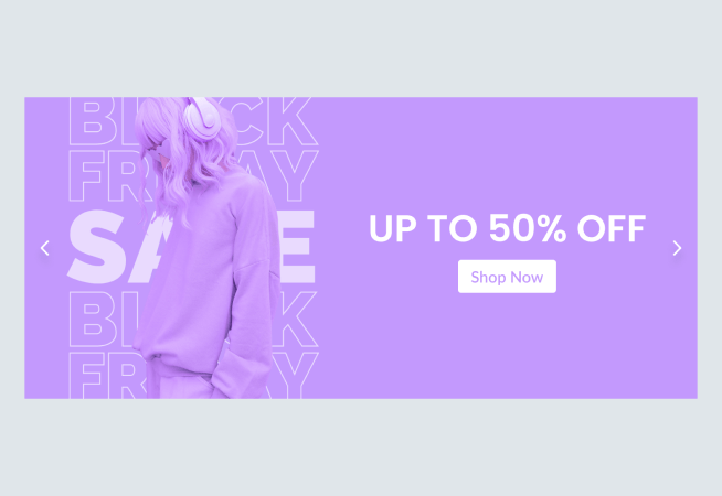 Black Friday Sale Slider