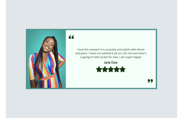 Happy Customer Testimonial Slider