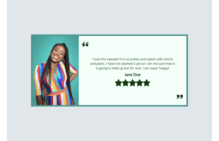 Happy Customer Testimonial Slider
