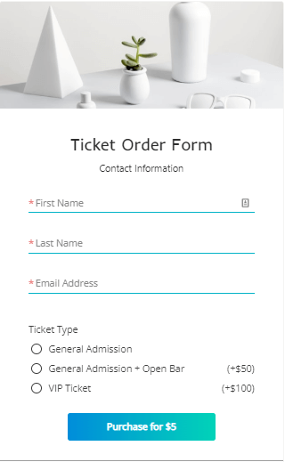 Ticket Order Form