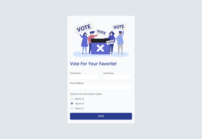Official Ballot Form