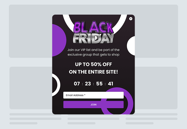 VIP List Black Friday