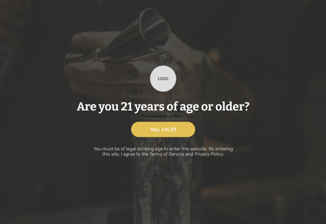 Age Validation Popup