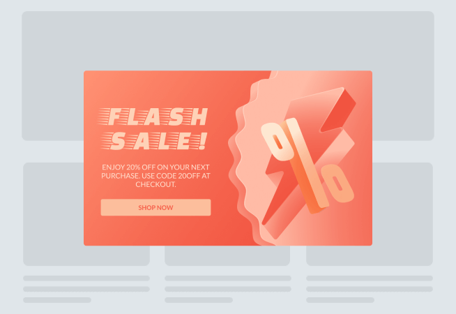 Flash Sale Popup