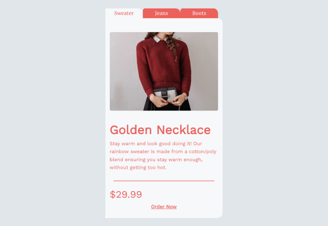 Product Description Tabs