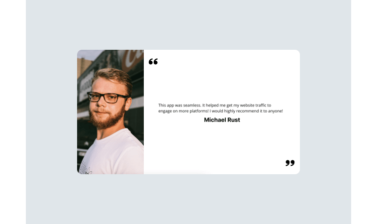 App Testimonial