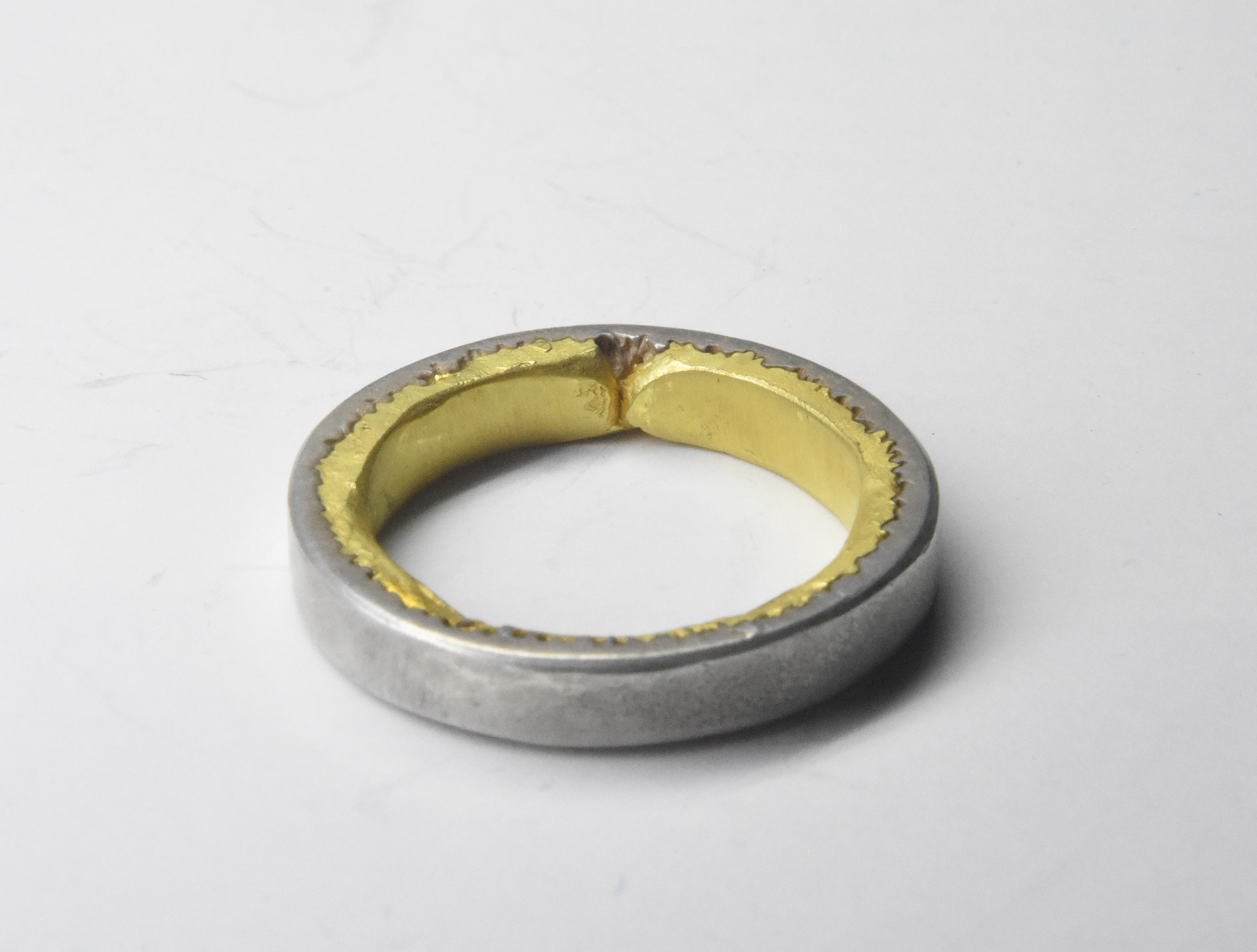 Sterling Silver, 18ct Gold